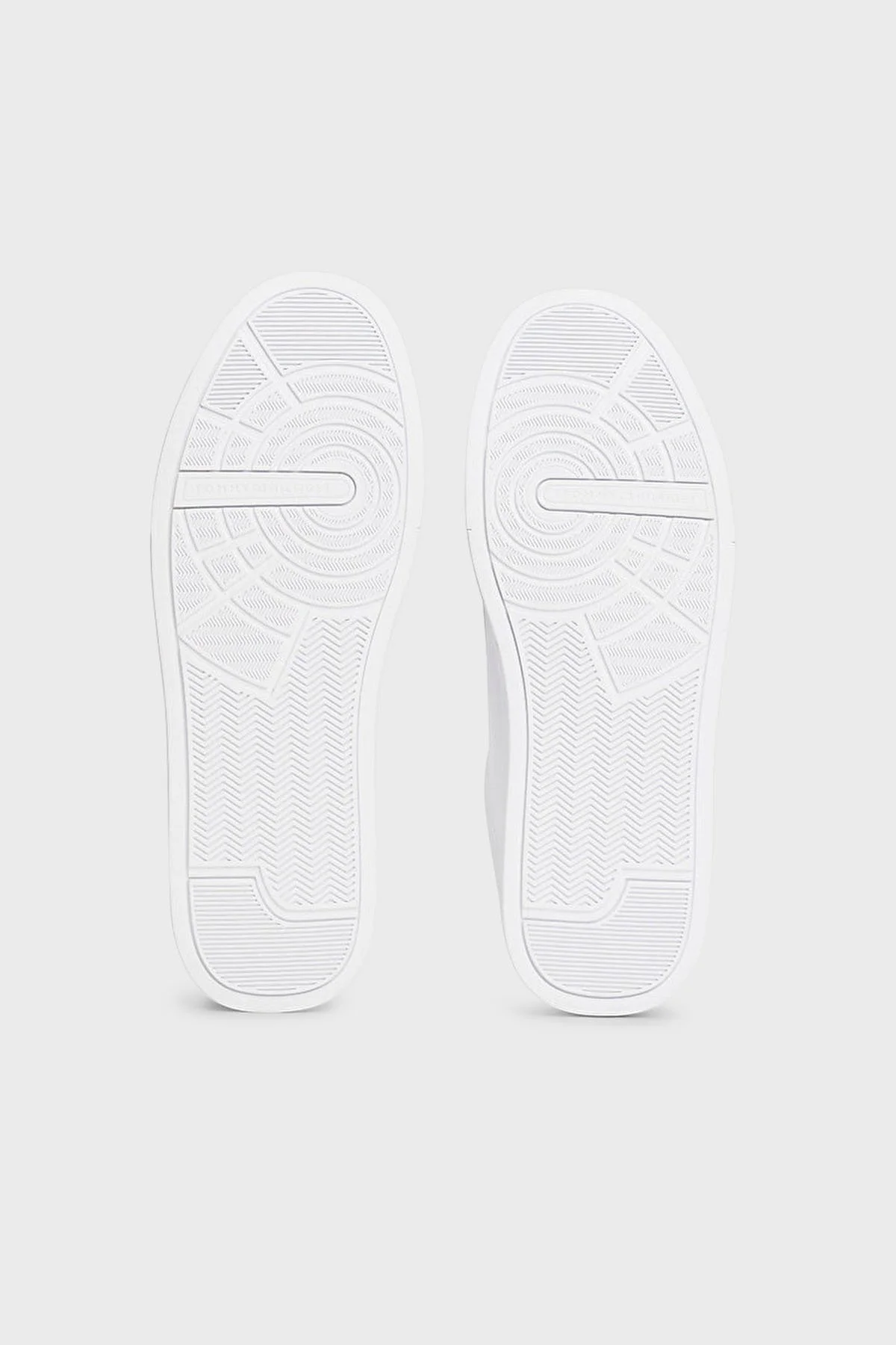 Tommy Hilfiger Deri Karışımlı Logolu Sneaker Erkek Ayakkabı FM0FM05367 YBS BEYAZ - 5