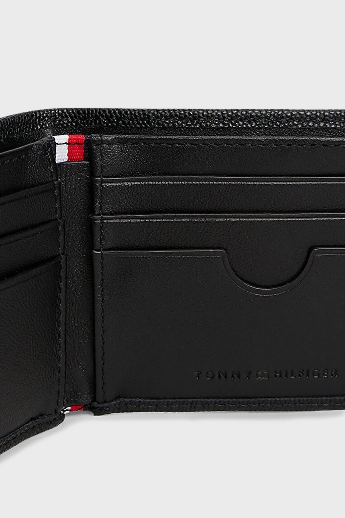 Tommy Hilfiger Deri Logolu Erkek Cüzdan AM0AM13518 BDS SİYAH - 3
