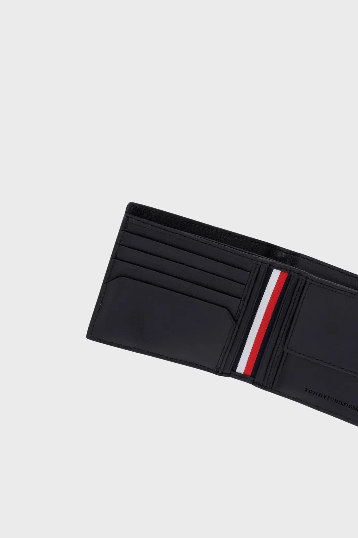 Tommy Hilfiger Deri Logolu Erkek Cüzdan AM0AM14496 BDS Siyah - 3