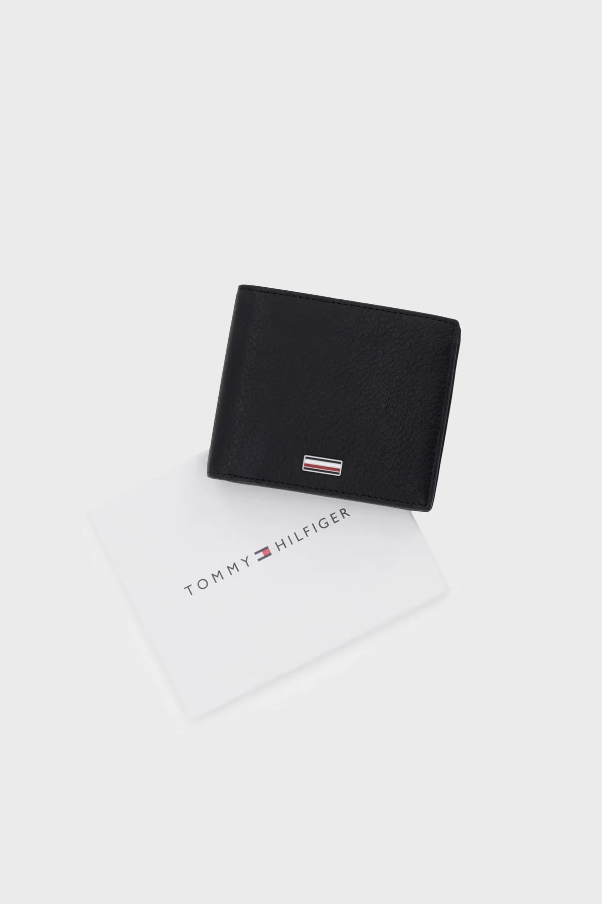 Tommy Hilfiger Deri Logolu Erkek Cüzdan AM0AM14496 BDS Siyah - 5