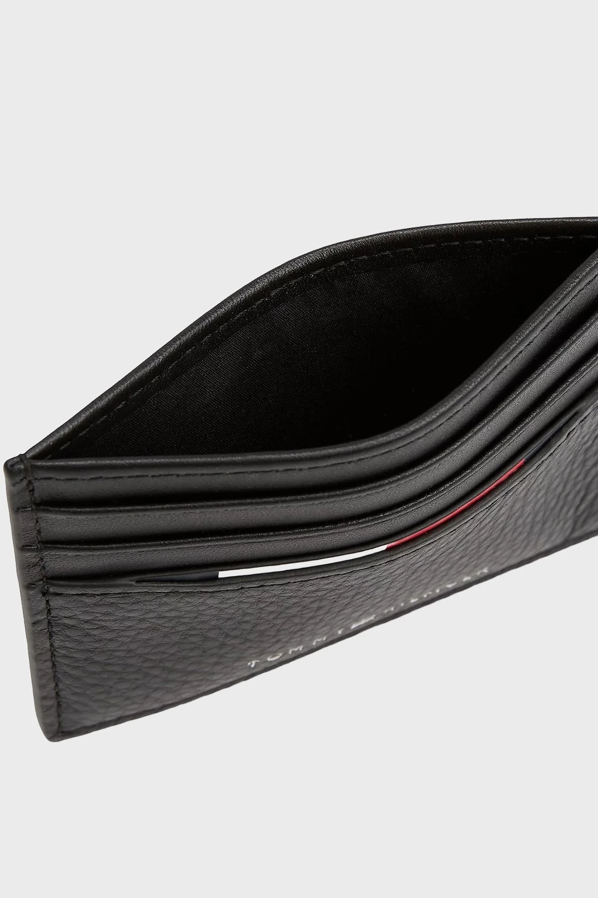 Tommy Hilfiger Deri Logolu Erkek Kartlık AM0AM13512 BDS SİYAH - 3