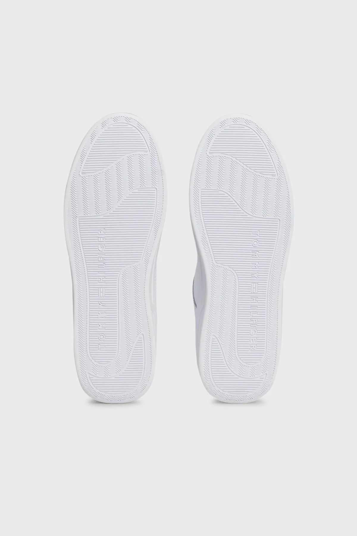 Tommy Hilfiger Deri Logolu Sneaker Bayan Ayakkabı FW0FW08261 YBS BEYAZ - 5