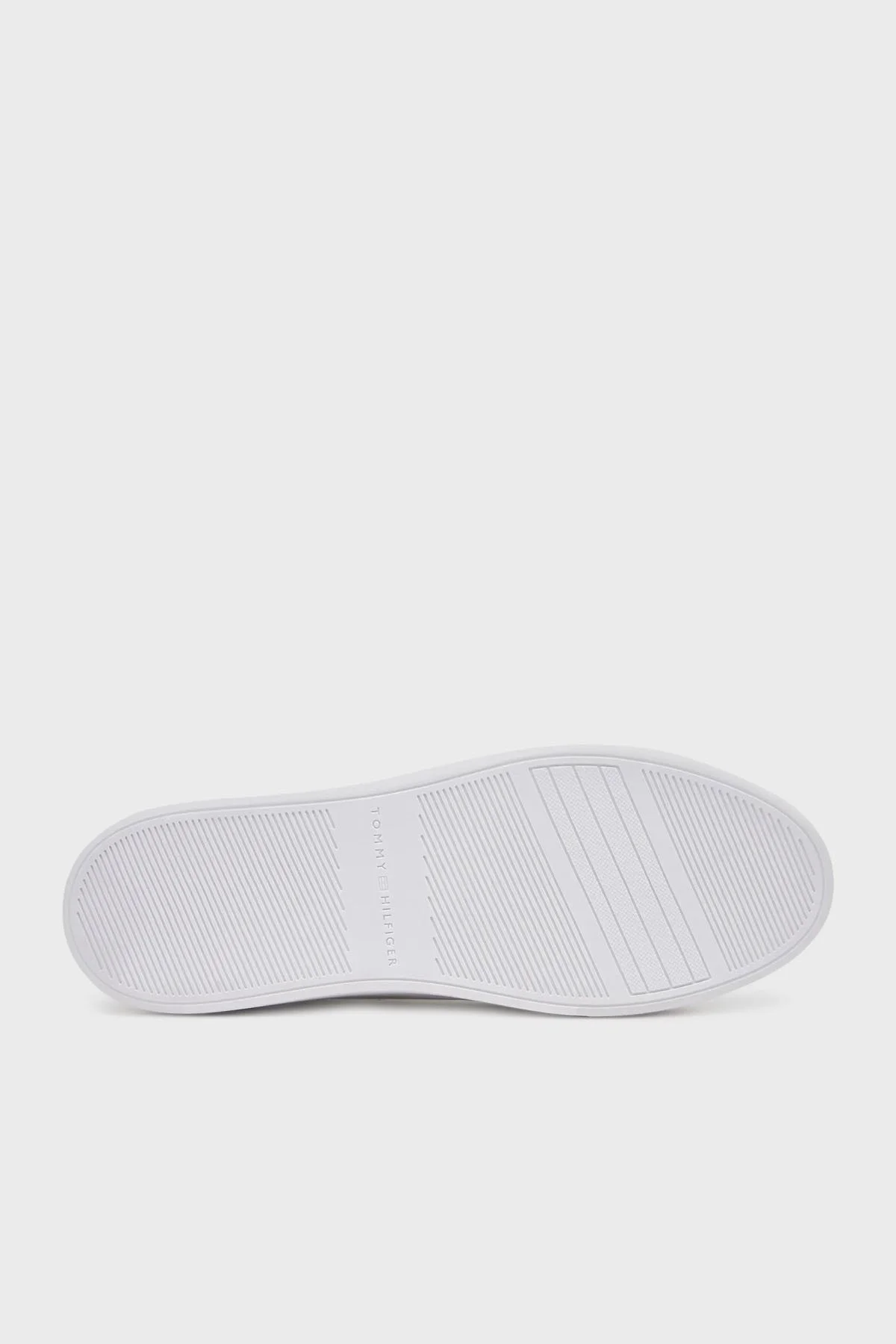 Tommy Hilfiger Deri Logolu Sneaker Bayan Ayakkabı FW0FW08648 YBS BEYAZ - 6