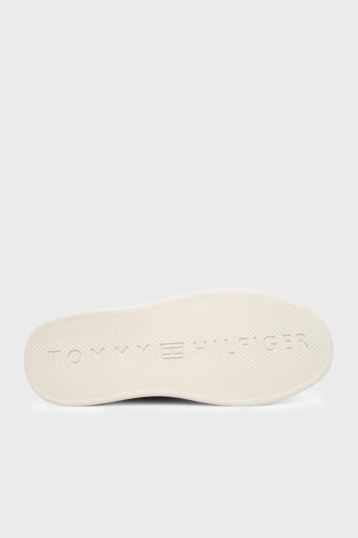 Tommy Hilfiger Deri Logolu Sneaker Bayan Ayakkabı FW0FW08949 BDS SİYAH - 5