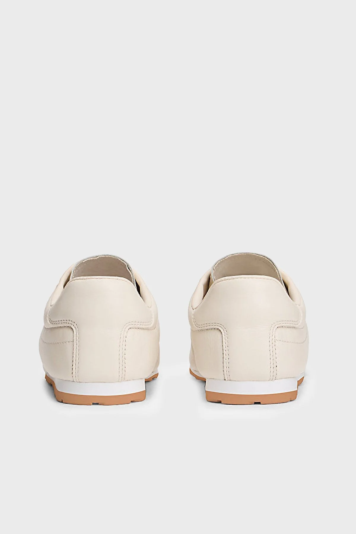 Tommy Hilfiger Deri Logolu Sneaker Bayan Ayakkabı FW0FW08951 AEO BEJ - 6