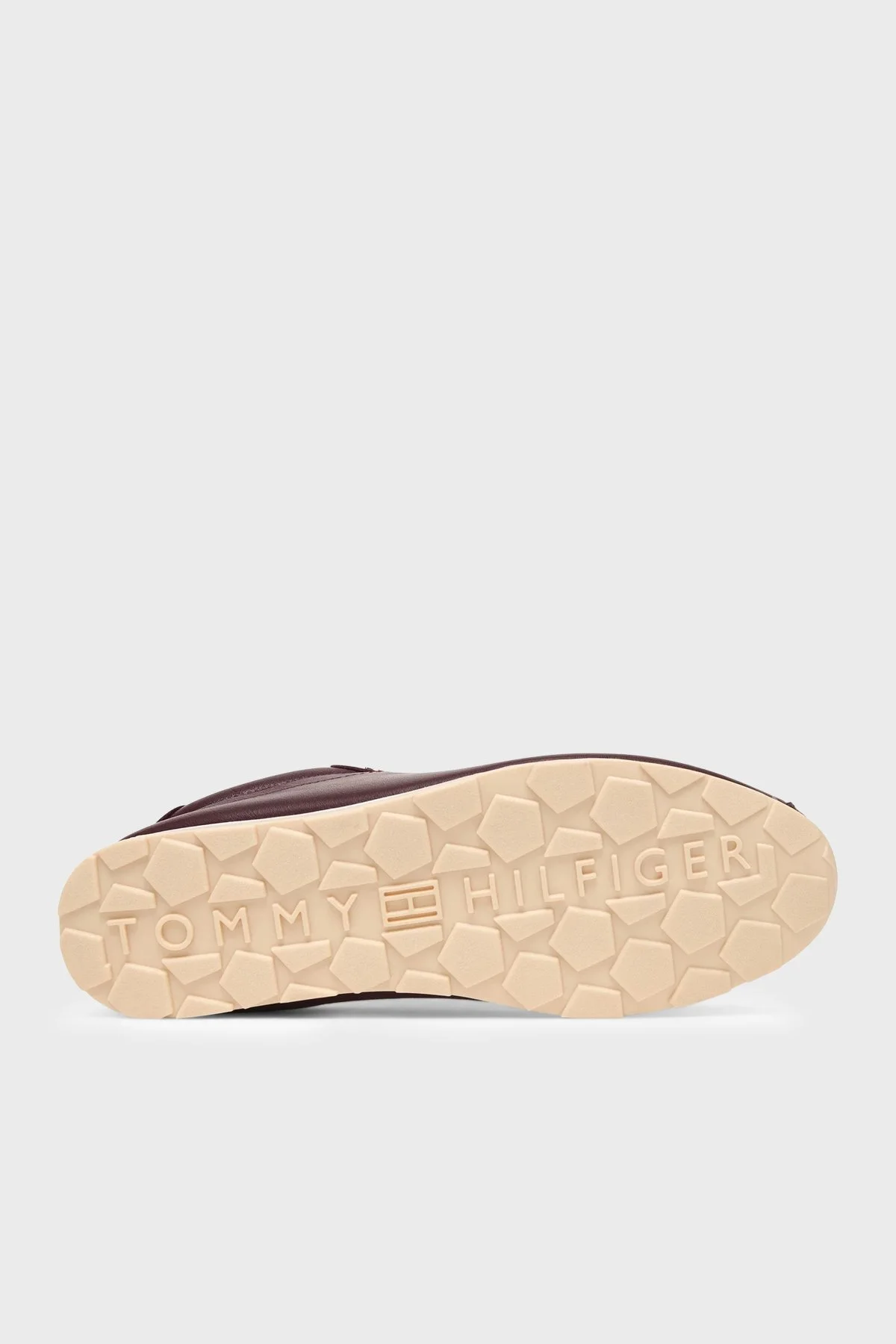 Tommy Hilfiger Deri Logolu Sneaker Kadın Ayakkabı FW0FW08951 XI8 KIRMIZI - 6