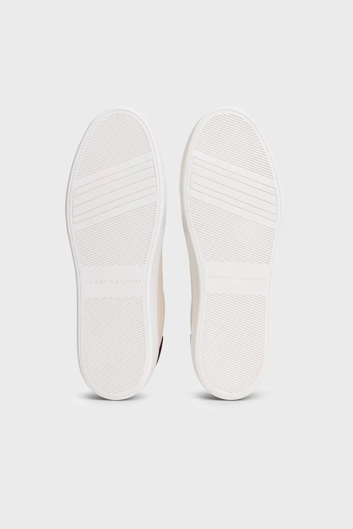 Tommy Hilfiger Deri Logolu Sneaker Kadın Ayakkabı FW0FW09021 0F5 BEJ - 5