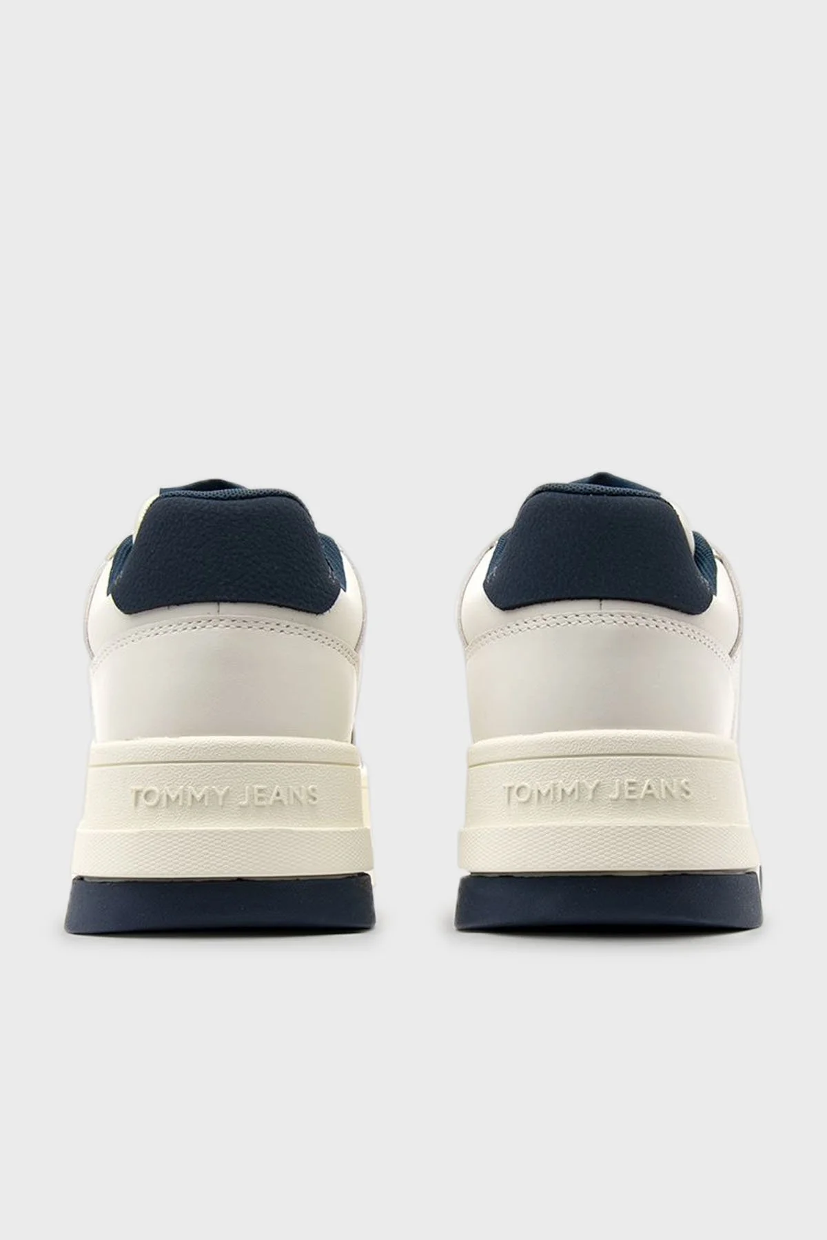 Tommy Hilfiger Deri Platform Sneaker Bayan Ayakkabı EN0EN02592 YBI BEYAZ - 4