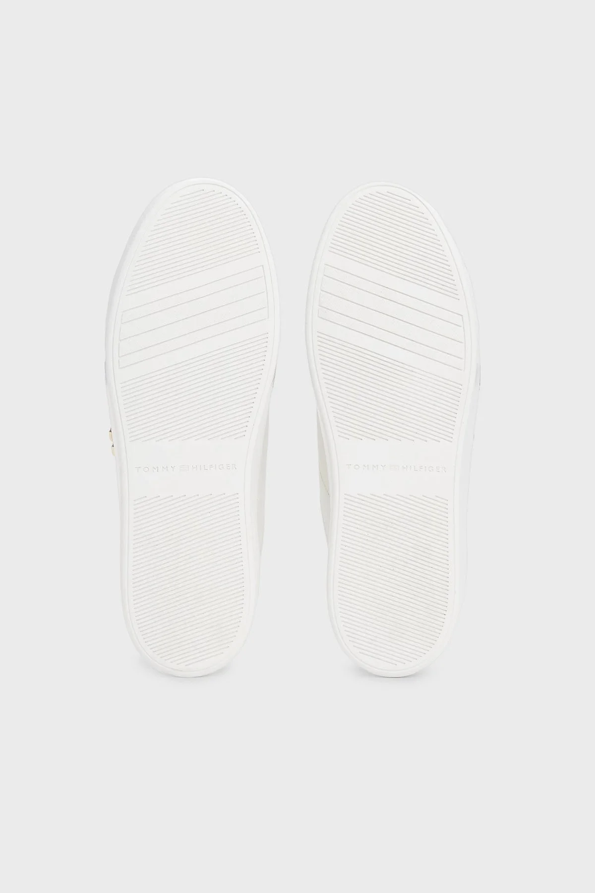 Tommy Hilfiger Deri Platform Sneaker Kadın Ayakkabı FW0FW08464 0LH EKRU-MAVİ - 7