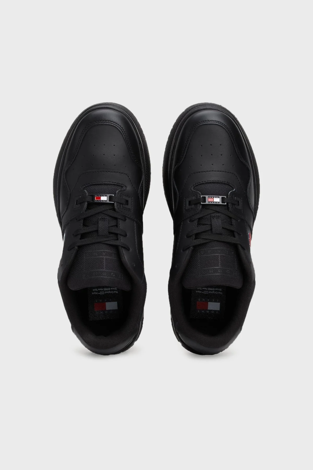 Tommy Hilfiger Deri Sneaker Bayan Ayakkabı EN0EN02506 BDS SİYAH - 5