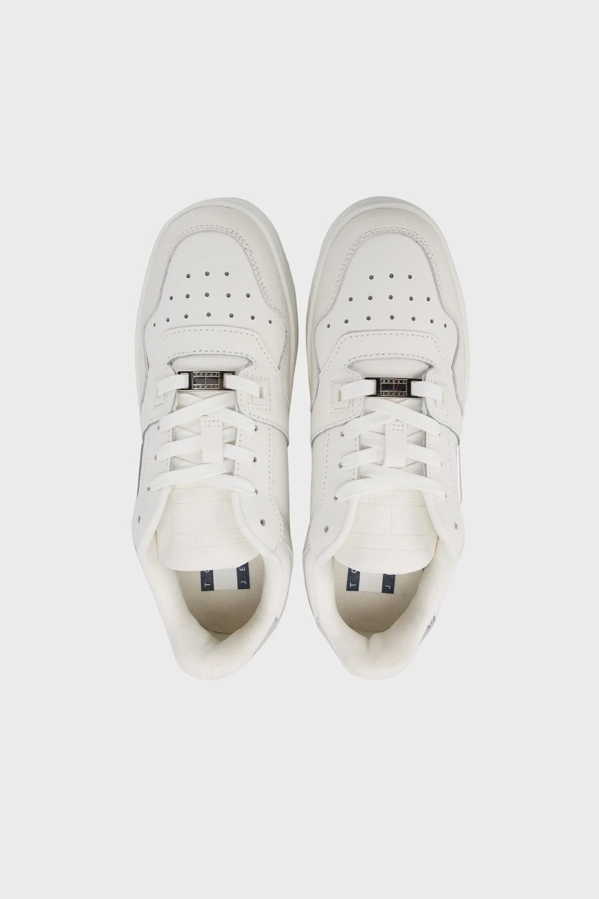 Tommy Hilfiger Deri Sneaker Bayan Ayakkabı EN0EN02533 YBL BEYAZ - 5