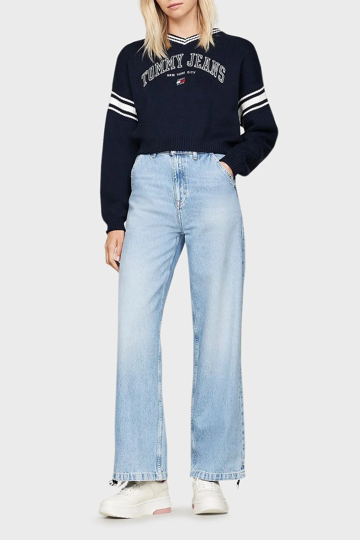 Tommy Hilfiger Deri Sneaker Bayan Ayakkabı EN0EN02592 TH2 PEMBE - 2