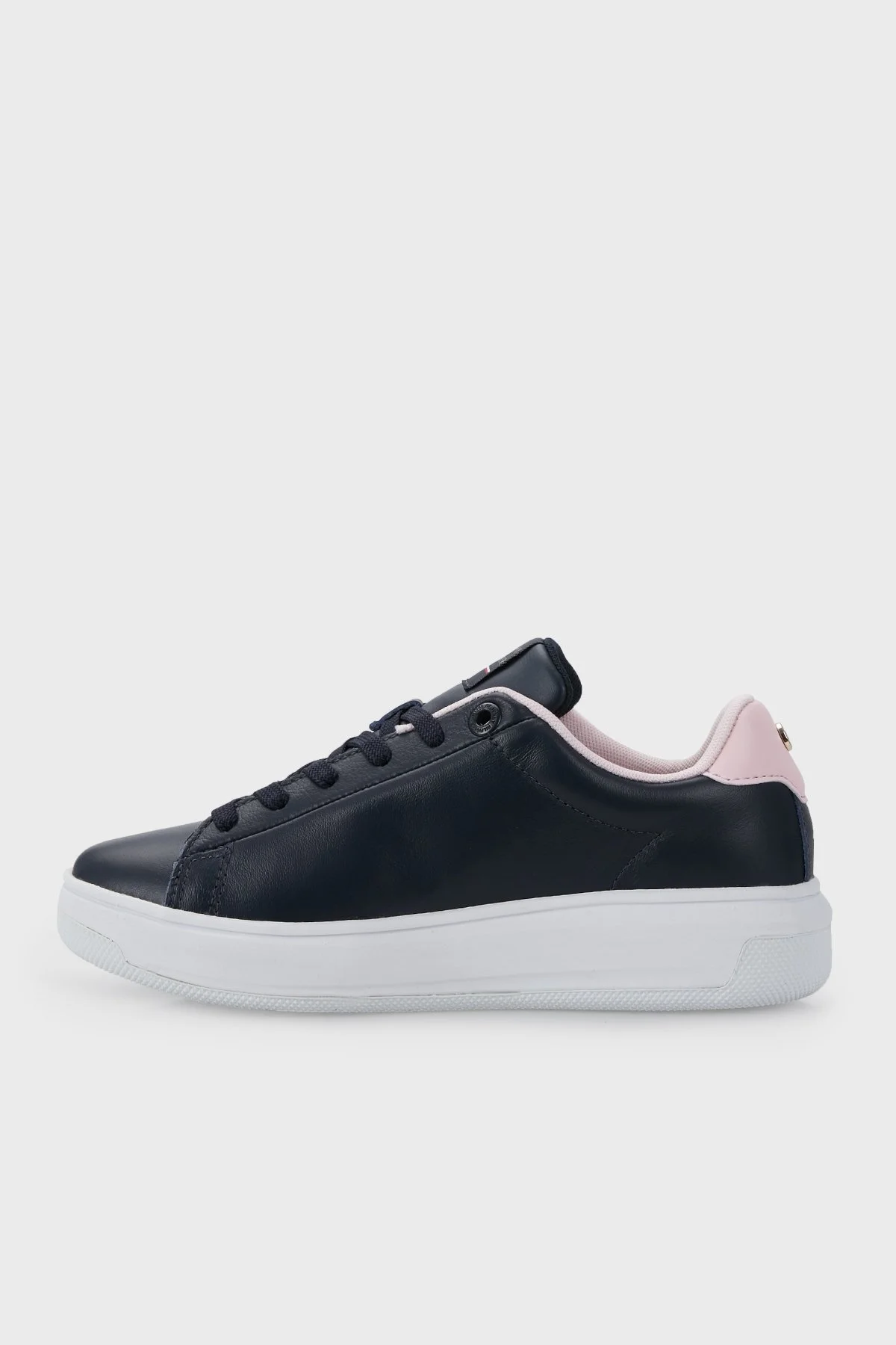 Tommy Hilfiger Deri Sneaker Bayan Ayakkabı FW0FW06351 DW5 LACİVERT - 2