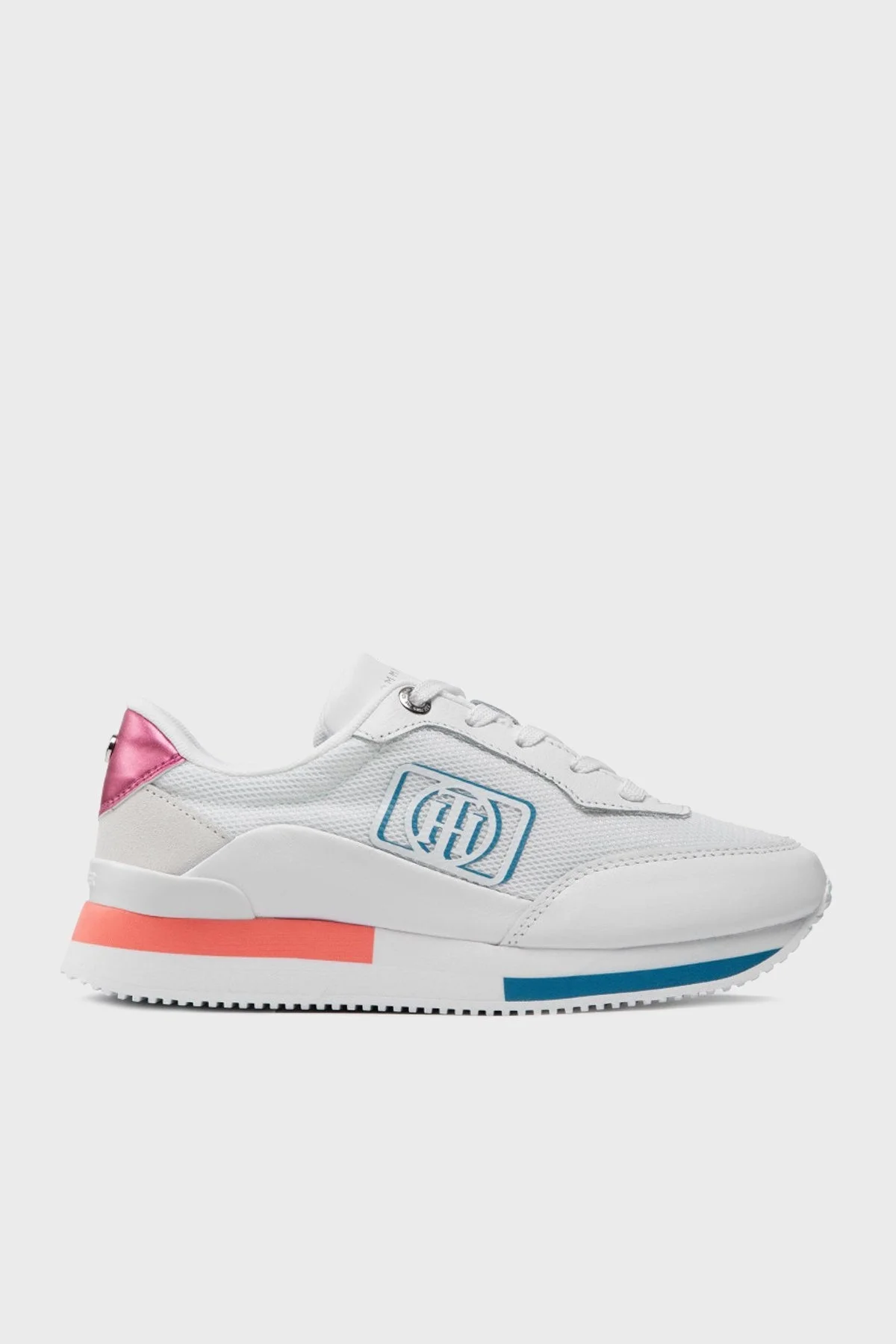 Tommy Hilfiger Deri Sneaker Bayan Ayakkabı FW0FW06459 XKL BEYAZ - 1