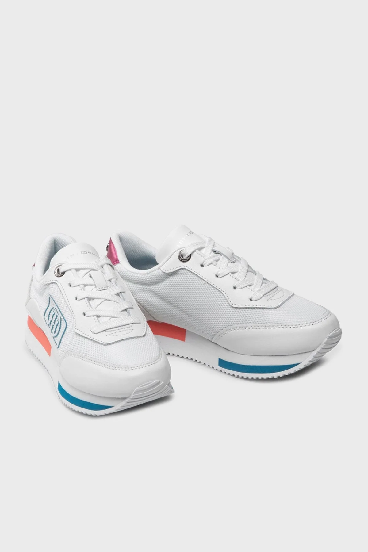 Tommy Hilfiger Deri Sneaker Bayan Ayakkabı FW0FW06459 XKL BEYAZ - 2