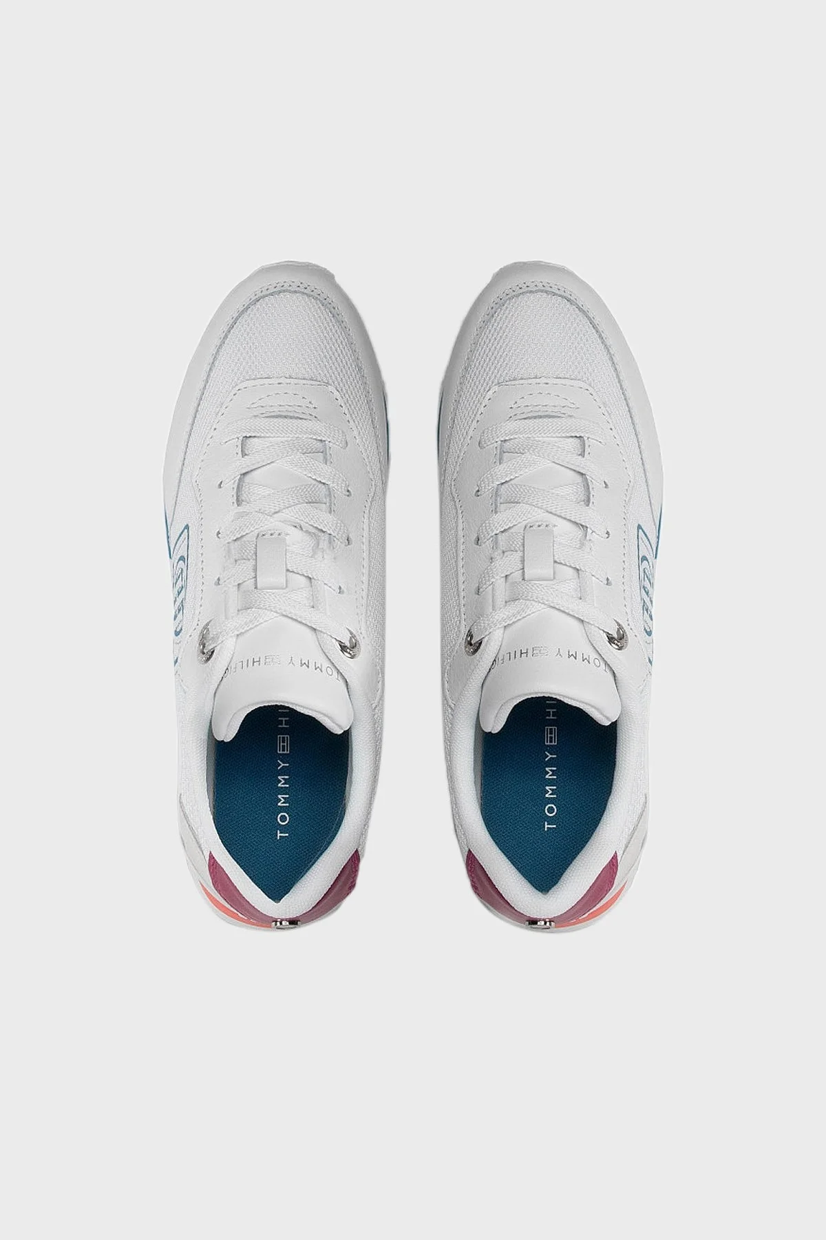 Tommy Hilfiger Deri Sneaker Bayan Ayakkabı FW0FW06459 XKL BEYAZ - 6