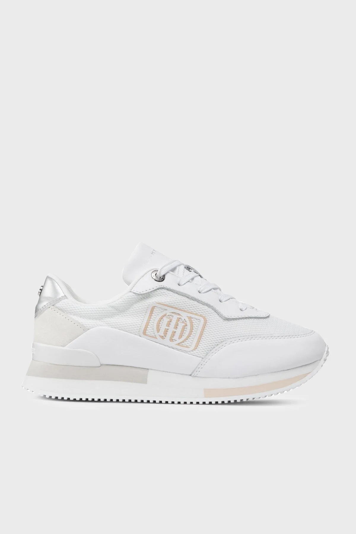 Tommy Hilfiger Deri Sneaker Bayan Ayakkabı FW0FW06459 YBR BEYAZ - 1