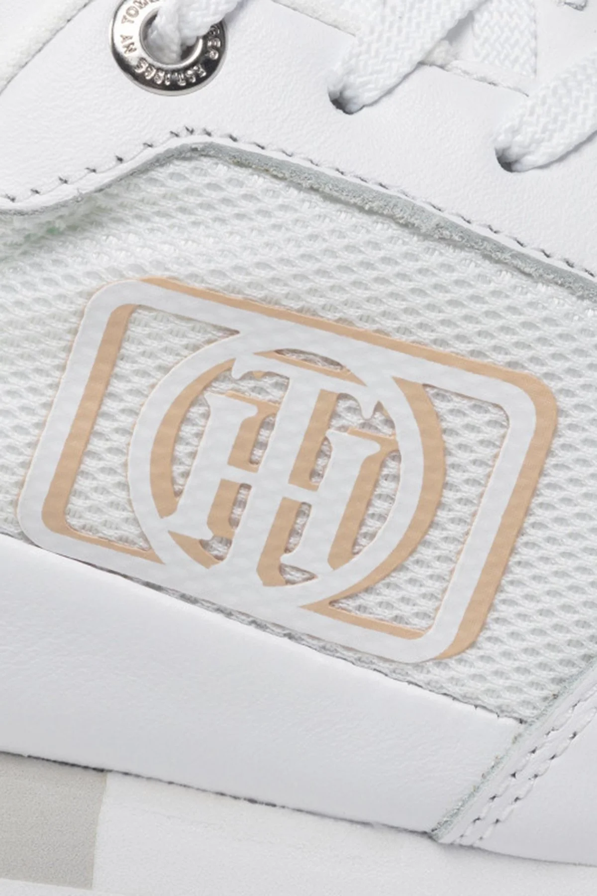 Tommy Hilfiger Deri Sneaker Bayan Ayakkabı FW0FW06459 YBR BEYAZ - 3