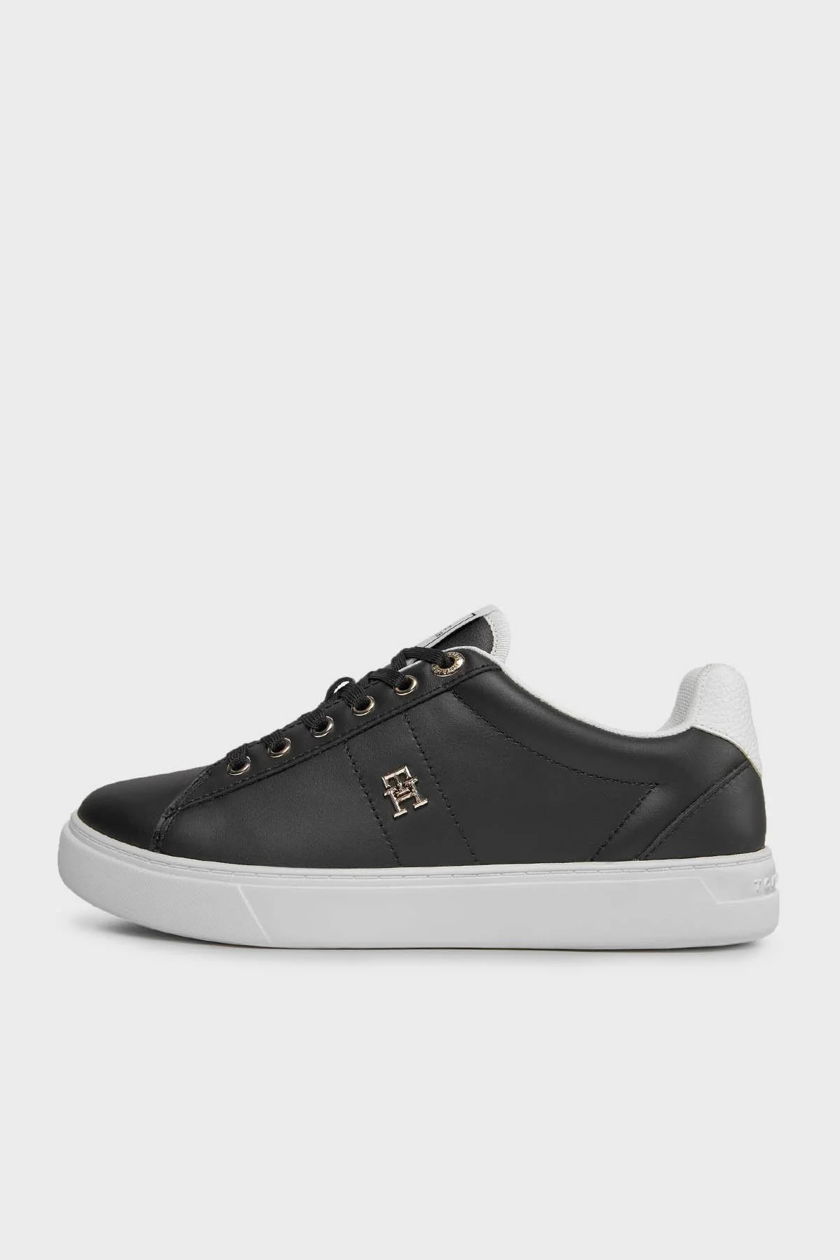 Tommy Hilfiger Deri Sneaker Bayan Ayakkabı FW0FW07685 BDS SİYAH - 2
