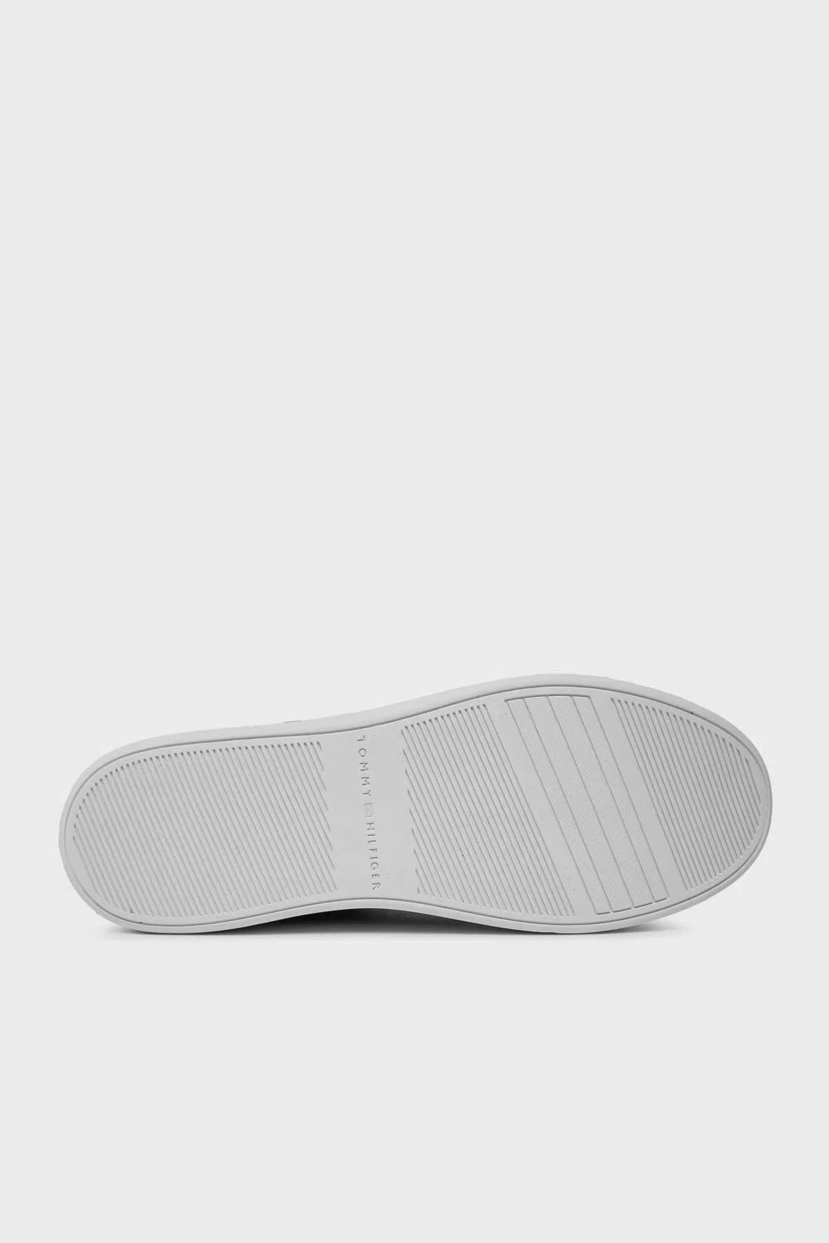 Tommy Hilfiger Deri Sneaker Bayan Ayakkabı FW0FW07685 YBS BEYAZ - 5