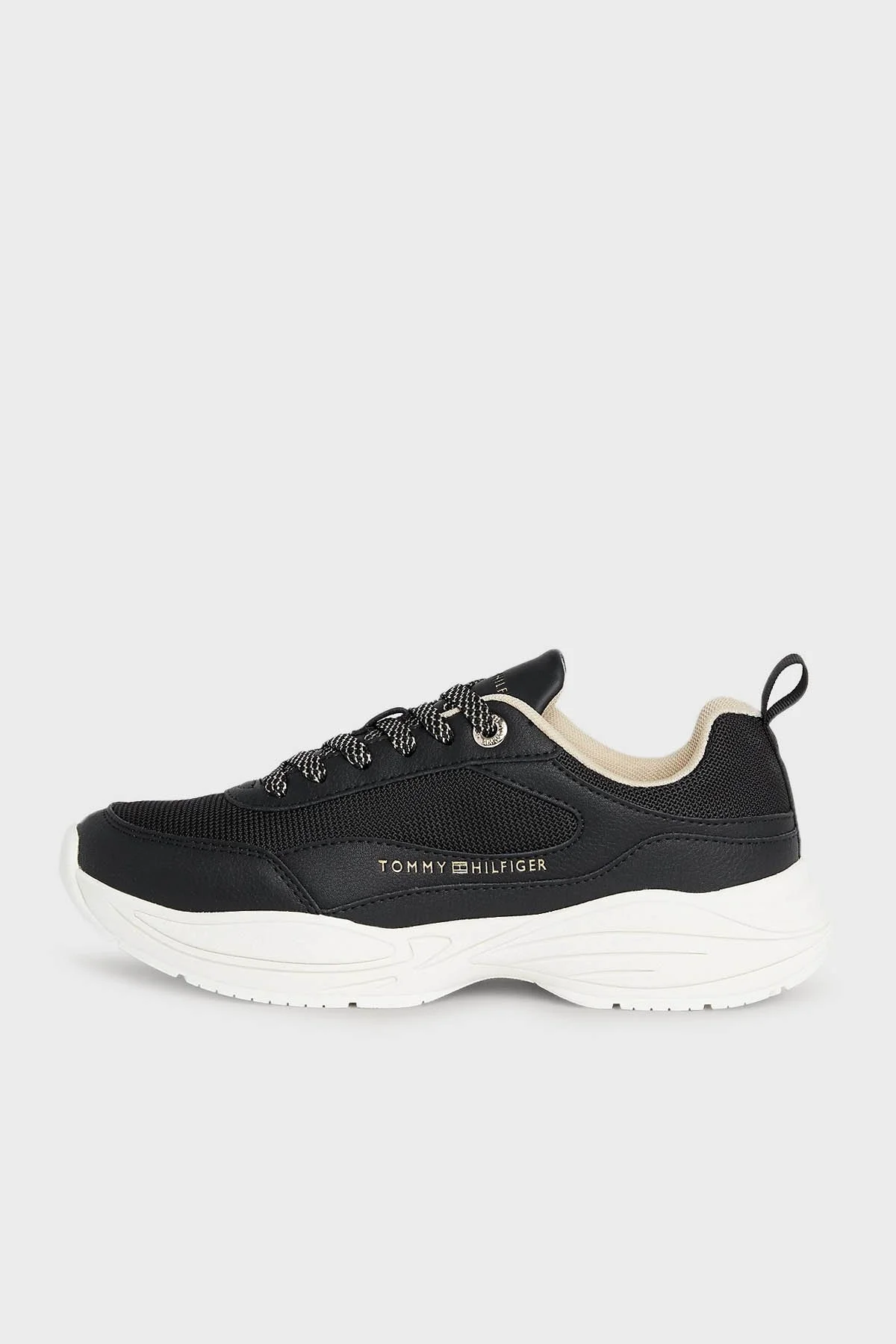 Tommy Hilfiger Deri Sneaker Bayan Ayakkabı FW0FW07708 BDS SİYAH - 2