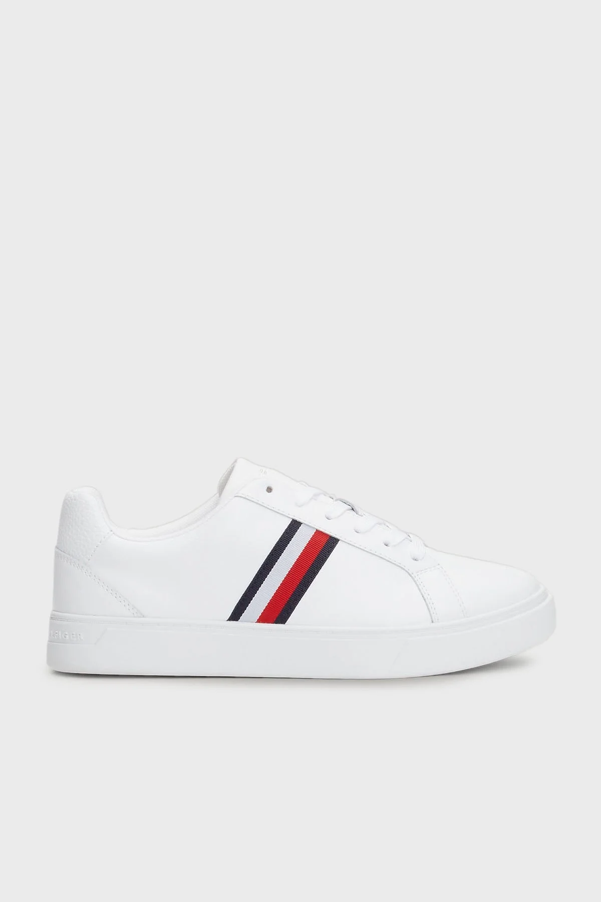 Tommy Hilfiger Deri Sneaker Bayan Ayakkabı FW0FW07779 YBS BEYAZ - 1