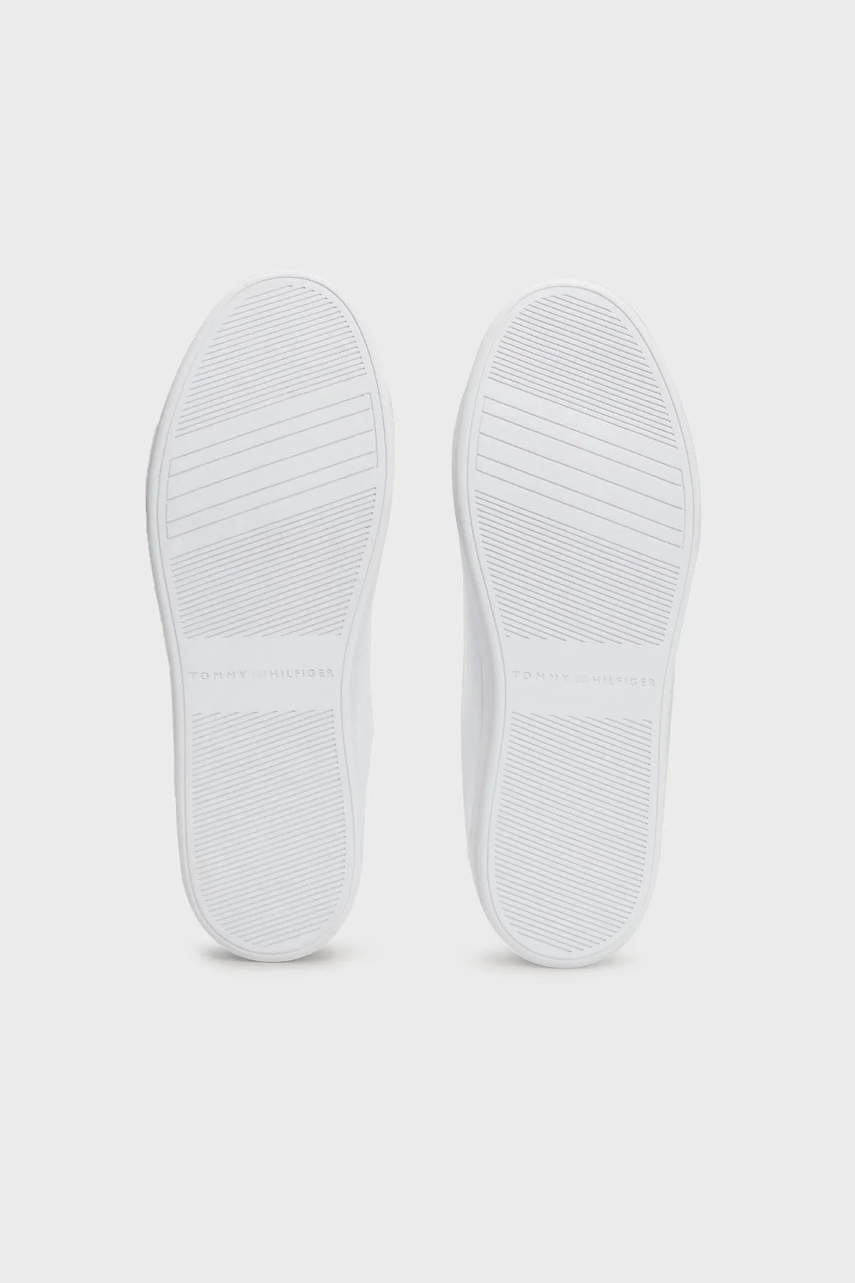 Tommy Hilfiger Deri Sneaker Bayan Ayakkabı FW0FW07779 YBS BEYAZ - 4