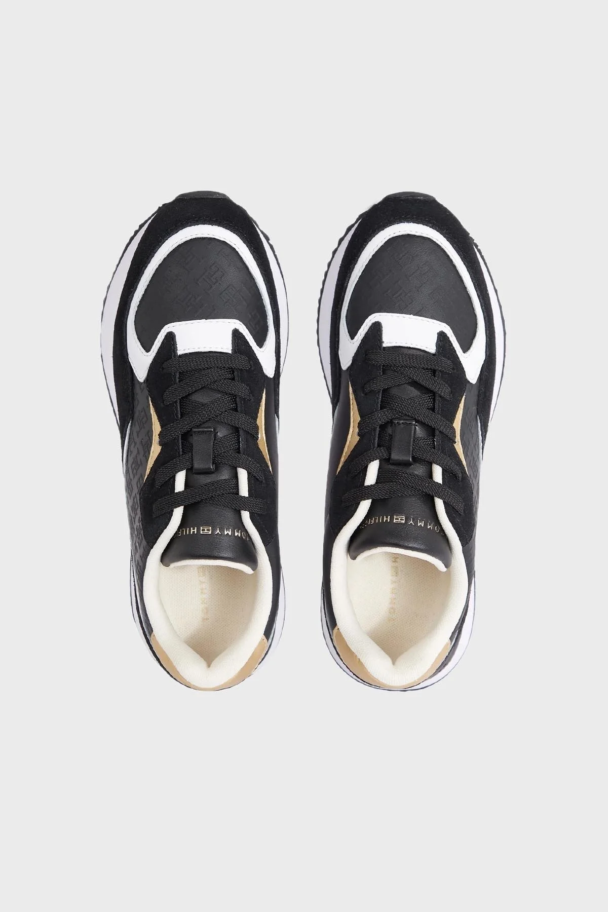 Tommy Hilfiger Deri Sneaker Bayan Ayakkabı FW0FW07816 BDS SİYAH - 4