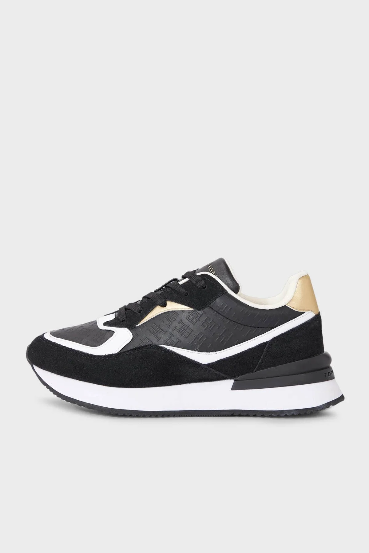 Tommy Hilfiger Deri Sneaker Bayan Ayakkabı FW0FW07816 BDS SİYAH - 5