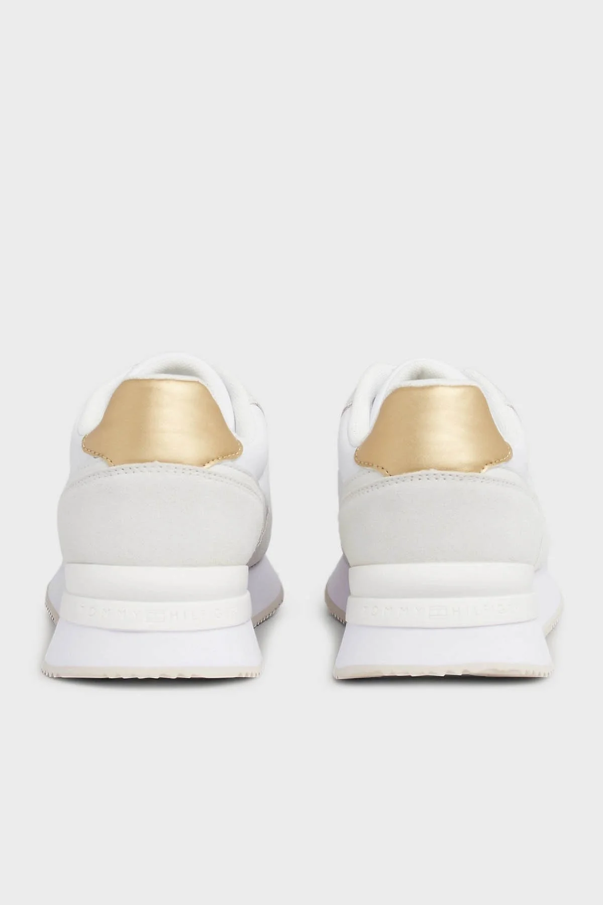 Tommy Hilfiger Deri Sneaker Bayan Ayakkabı FW0FW07816 YBS BEYAZ - 13