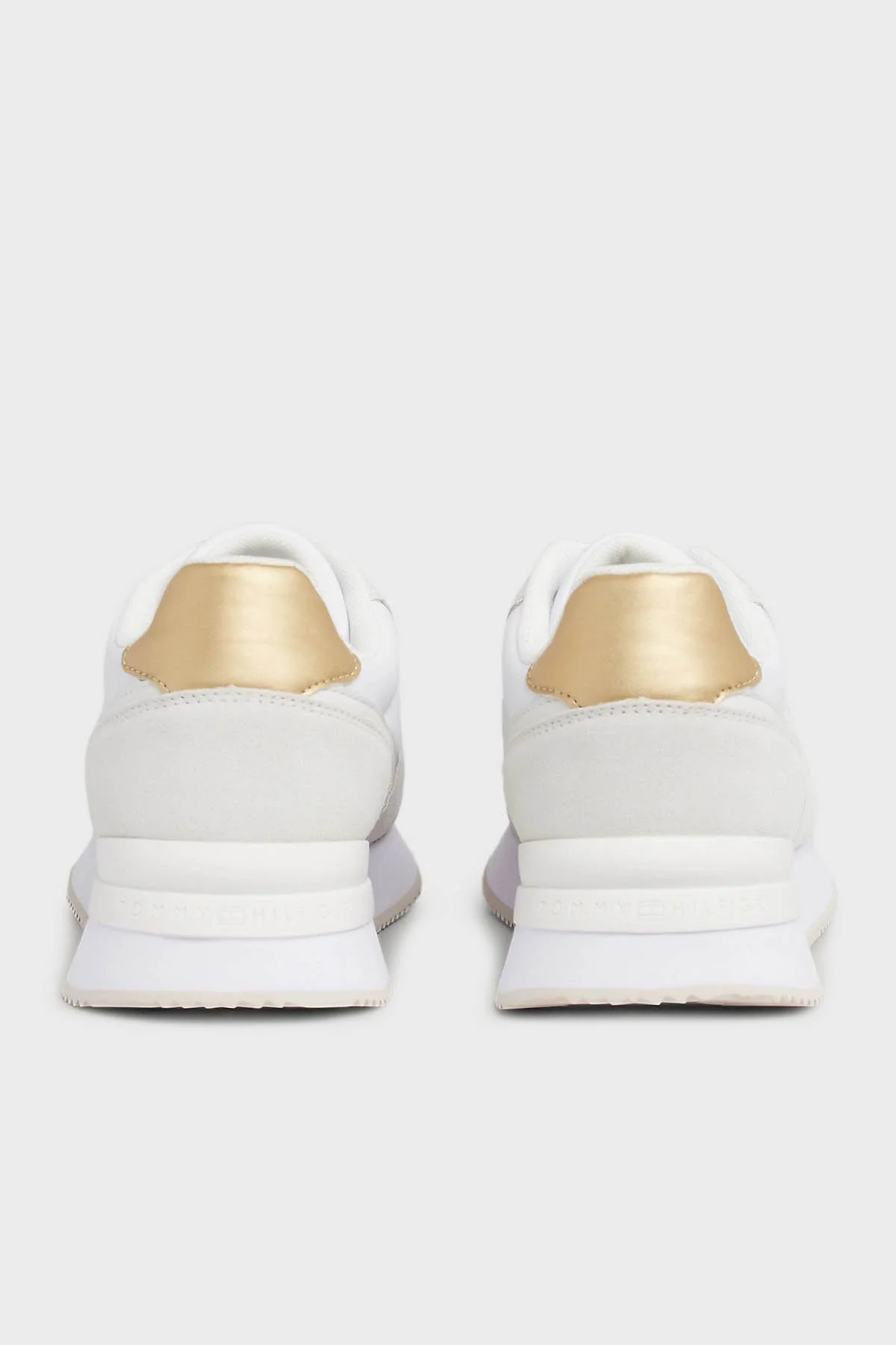 Tommy Hilfiger Deri Sneaker Kadın Ayakkabı FW0FW07816 YBS BEYAZ - 5