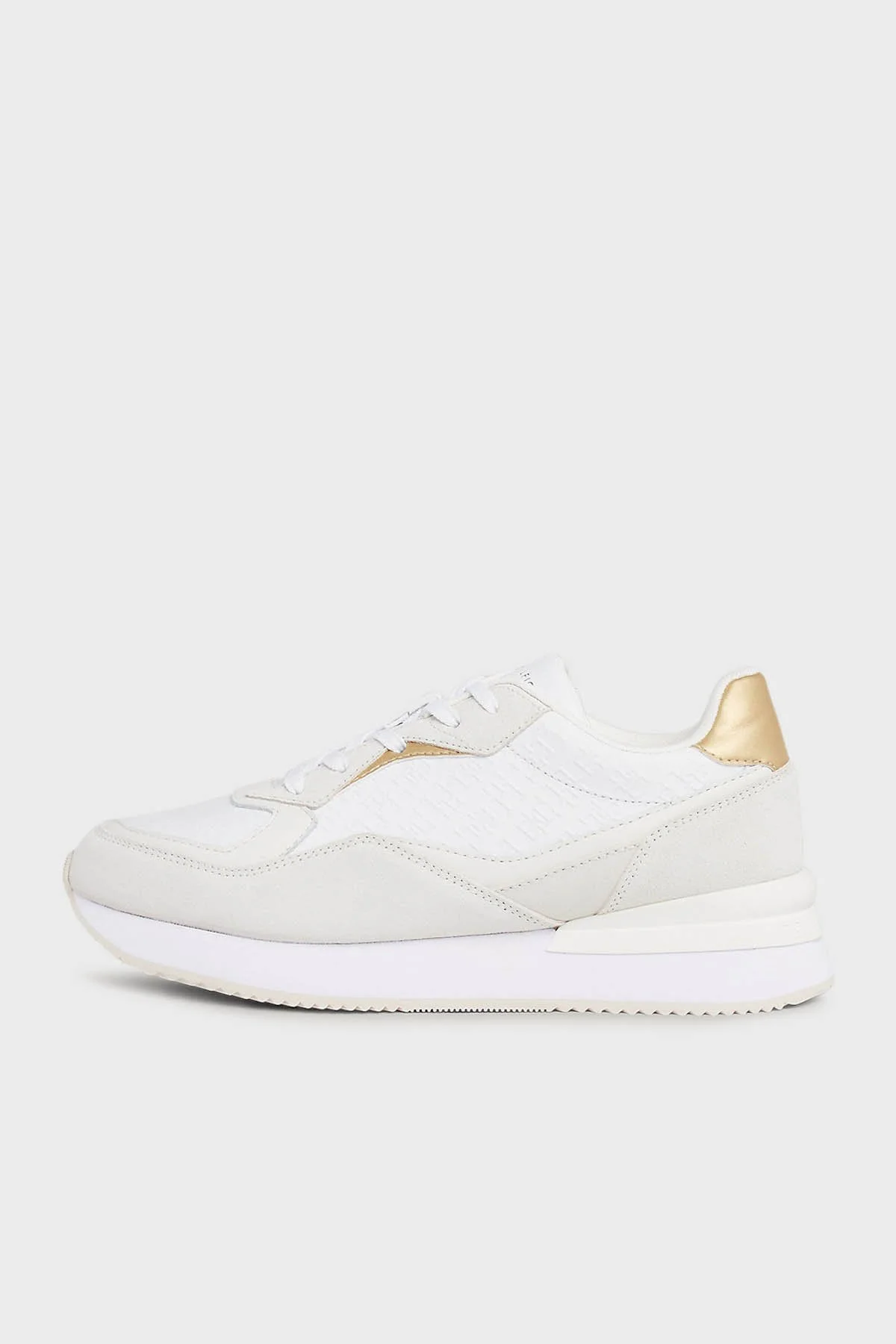 Tommy Hilfiger Deri Sneaker Kadın Ayakkabı FW0FW07816 YBS BEYAZ - 8