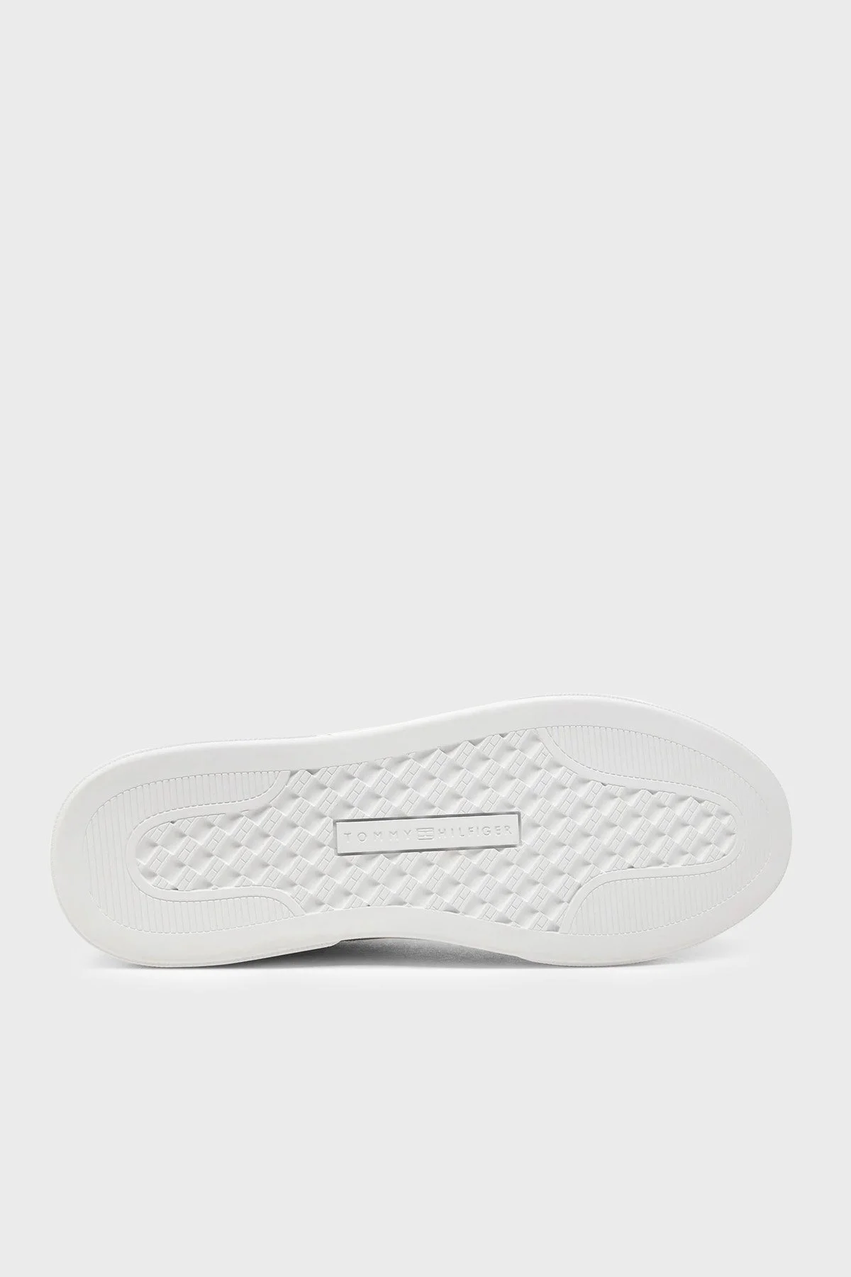 Tommy Hilfiger Deri Sneaker Bayan Ayakkabı FW0FW07998 YBH BEYAZ - 4