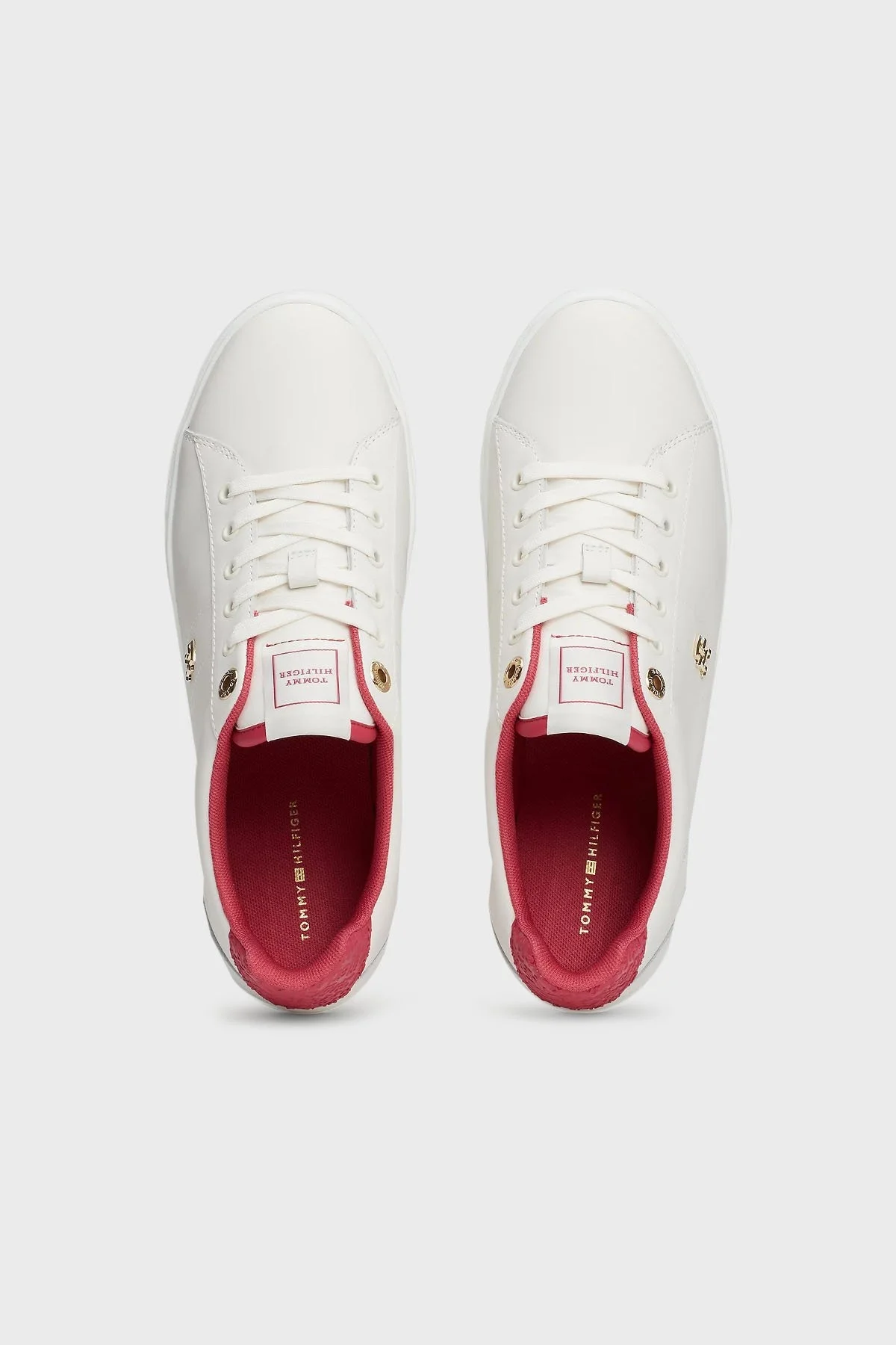 Tommy Hilfiger Deri Sneaker Bayan Ayakkabı FW0FW07999 0GA BEJ - 5