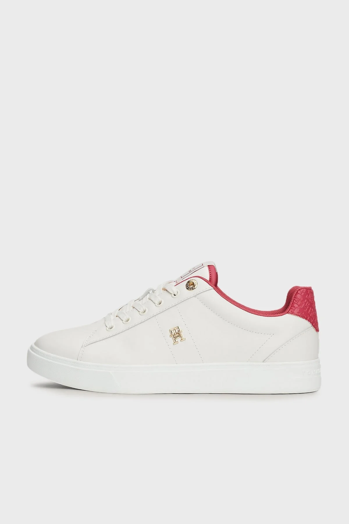 Tommy Hilfiger Deri Sneaker Bayan Ayakkabı FW0FW07999 0GA BEJ - 10