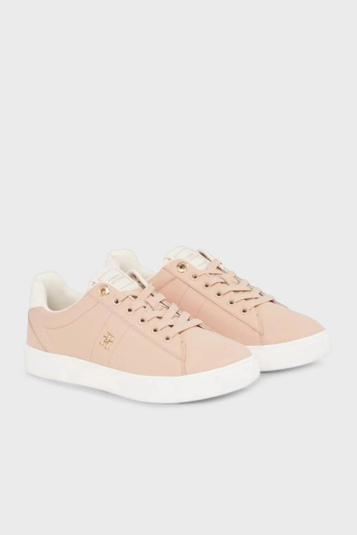 Tommy Hilfiger Deri Sneaker Bayan Ayakkabı FW0FW07999 TRY PEMBE - 9