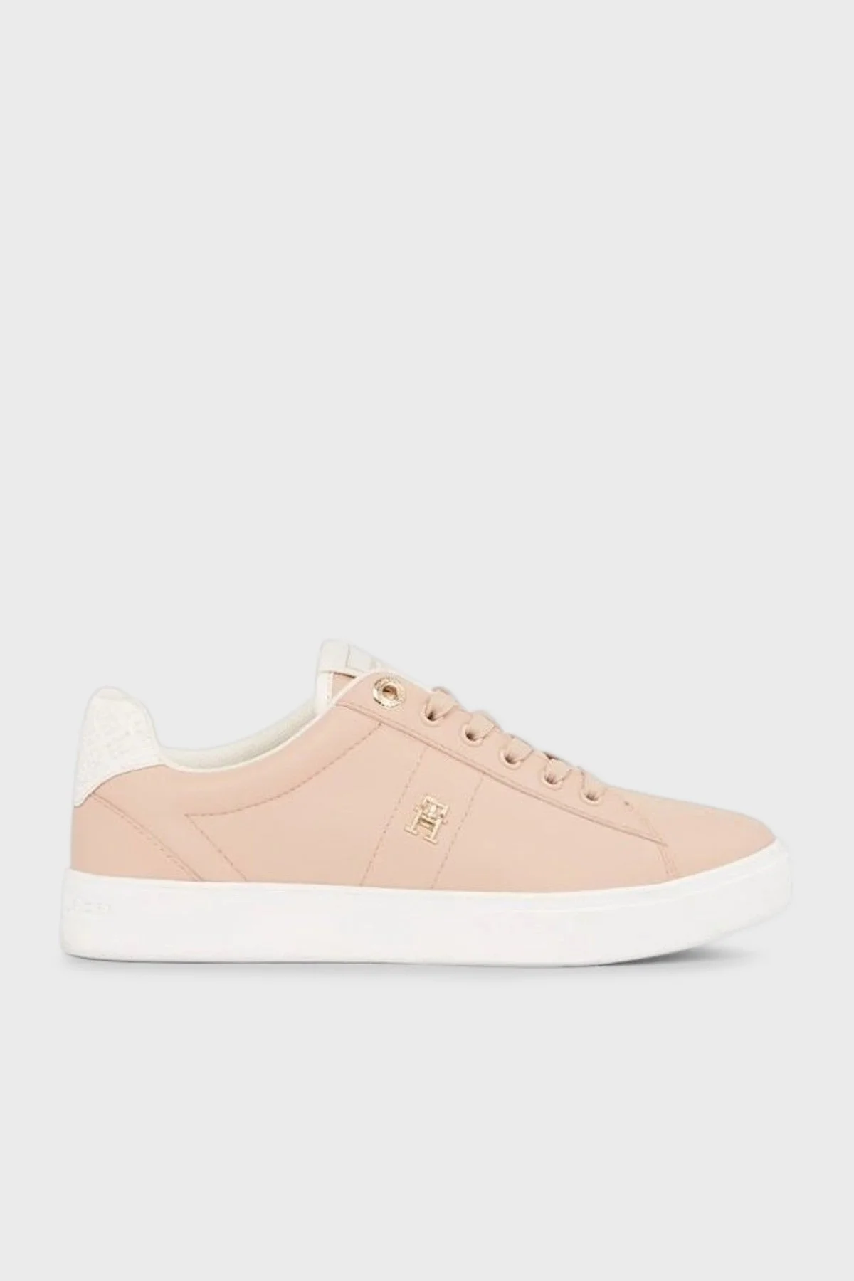 Tommy Hilfiger Deri Sneaker Kadın Ayakkabı FW0FW07999 TRY PEMBE - 1