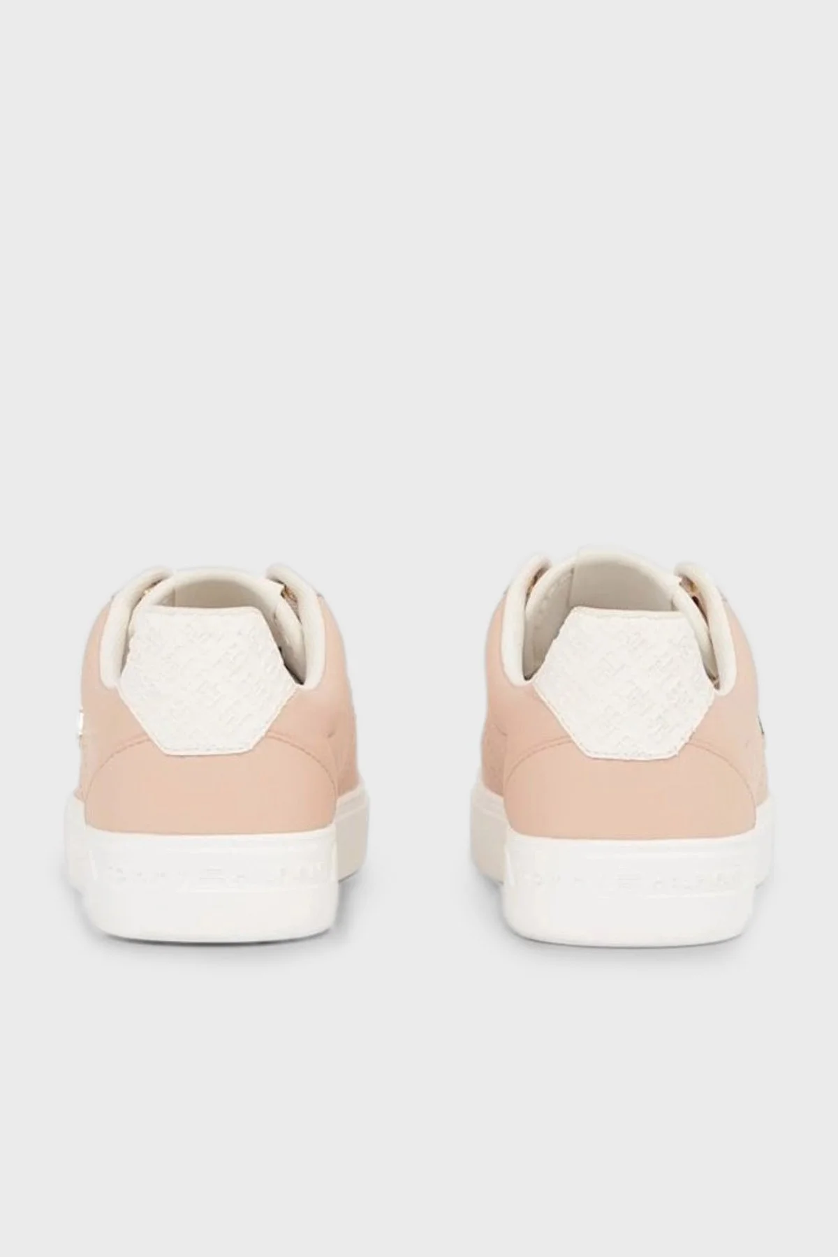 Tommy Hilfiger Deri Sneaker Kadın Ayakkabı FW0FW07999 TRY PEMBE - 5