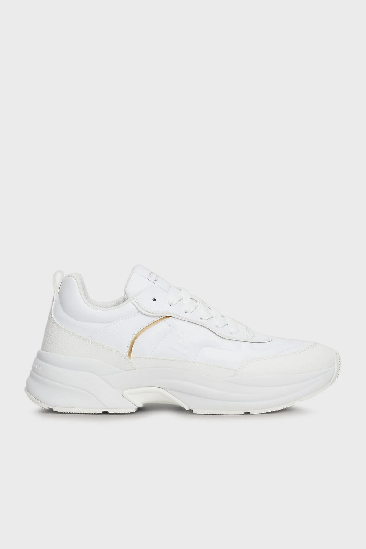 Tommy Hilfiger Deri Sneaker Bayan Ayakkabı FW0FW08346 YBS BEYAZ - 9