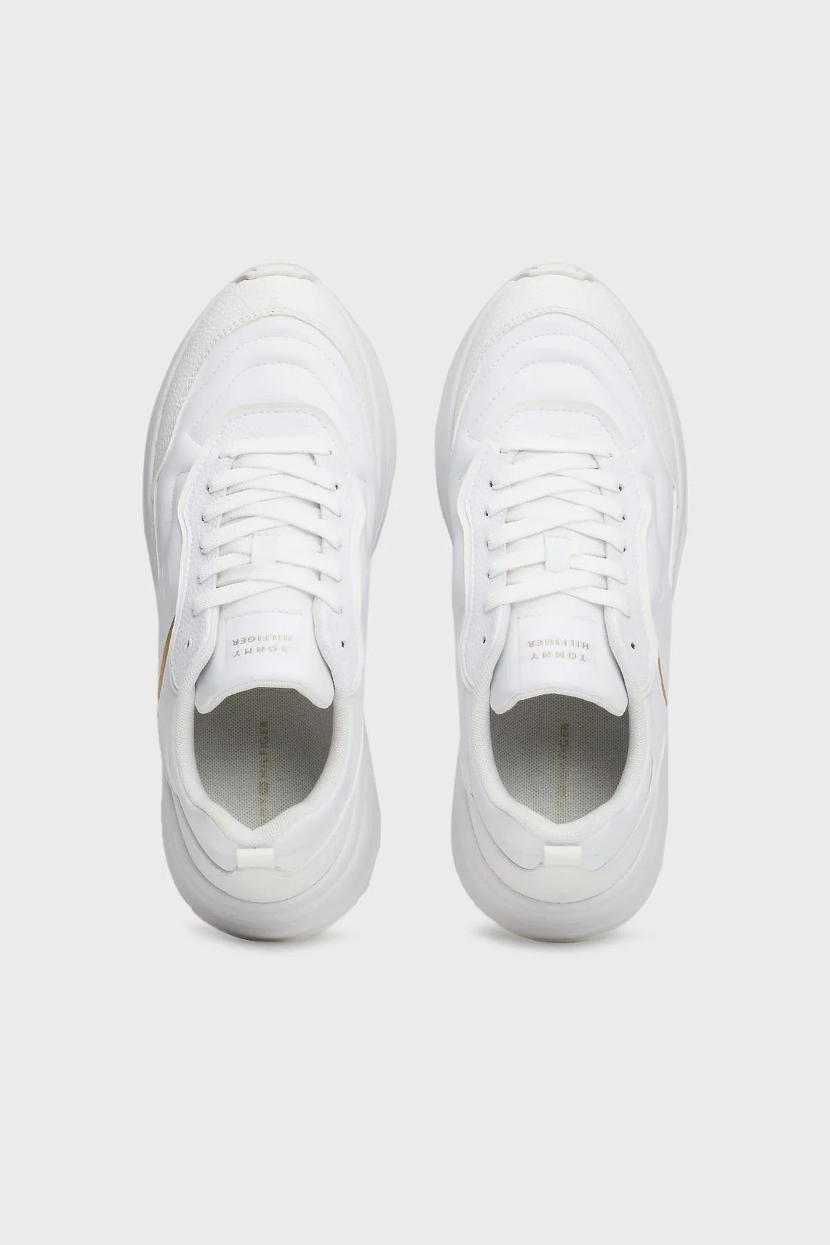 Tommy Hilfiger Deri Sneaker Bayan Ayakkabı FW0FW08346 YBS BEYAZ - 13