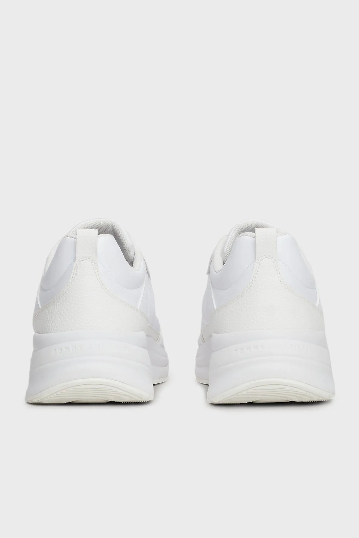 Tommy Hilfiger Deri Sneaker Bayan Ayakkabı FW0FW08346 YBS BEYAZ - 14