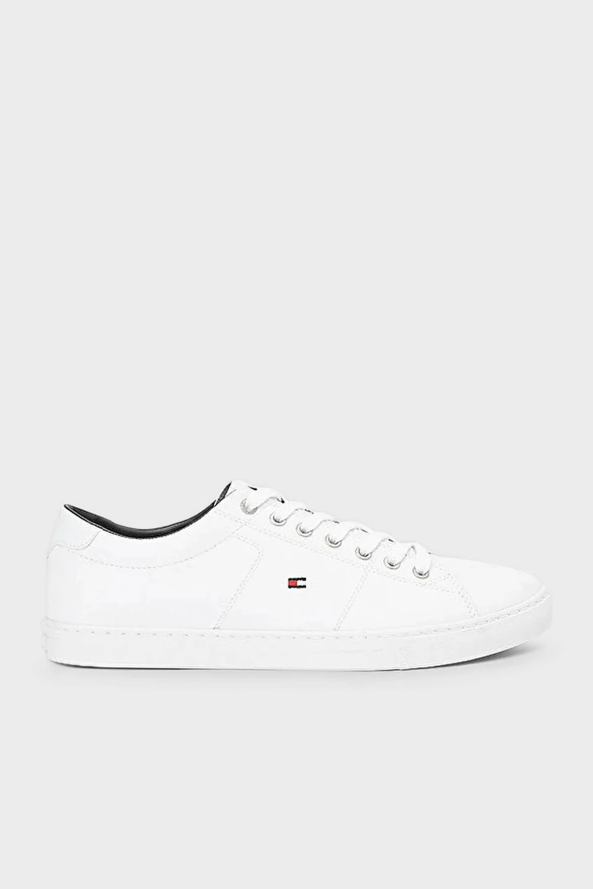 Tommy Hilfiger Deri Sneaker Erkek Ayakkabı FM0FM02157 100 BEYAZ - 1