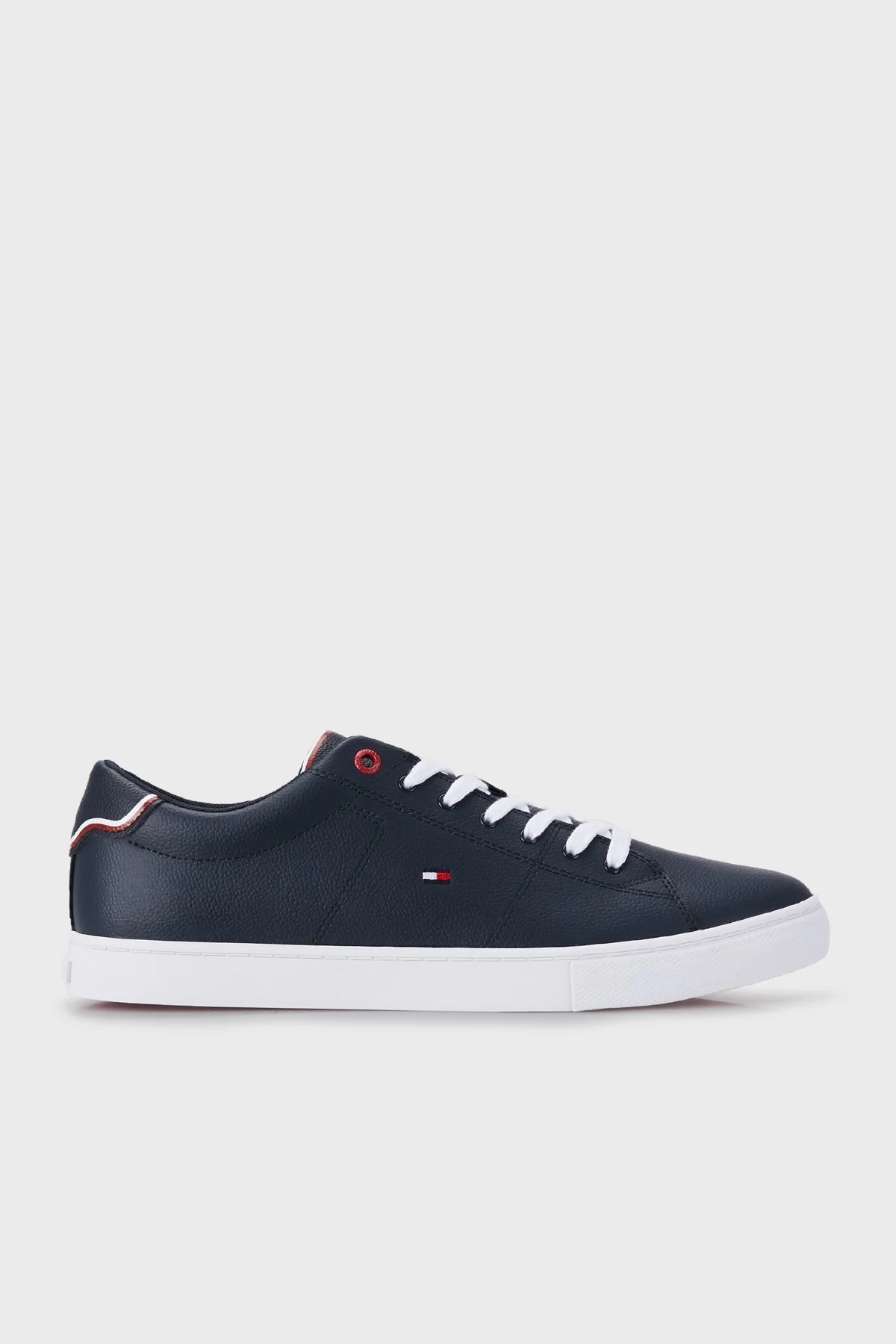 Tommy Hilfiger Deri Sneaker Erkek Ayakkabı FM0FM03739 DW5 LACİVERT - 1
