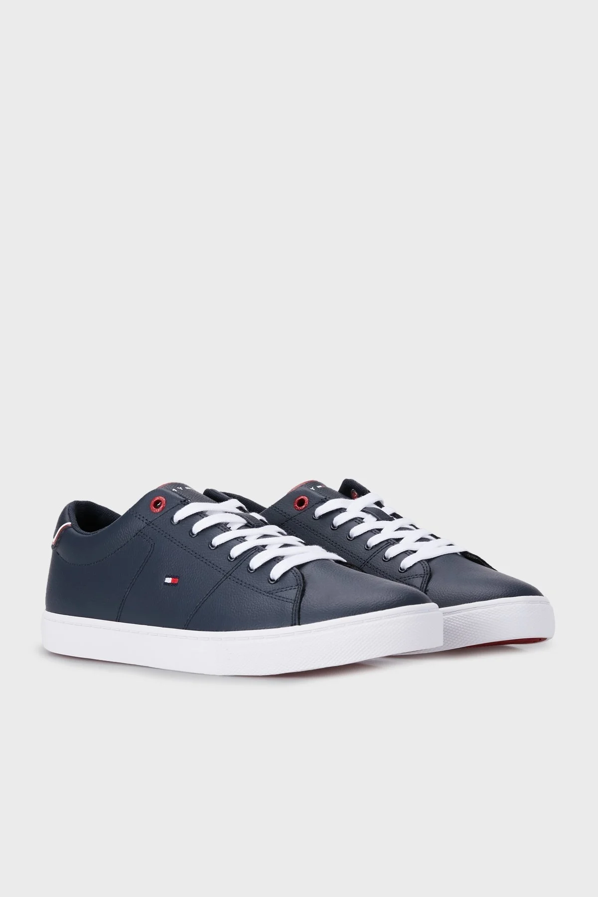 Tommy Hilfiger Deri Sneaker Erkek Ayakkabı FM0FM03739 DW5 LACİVERT - 3