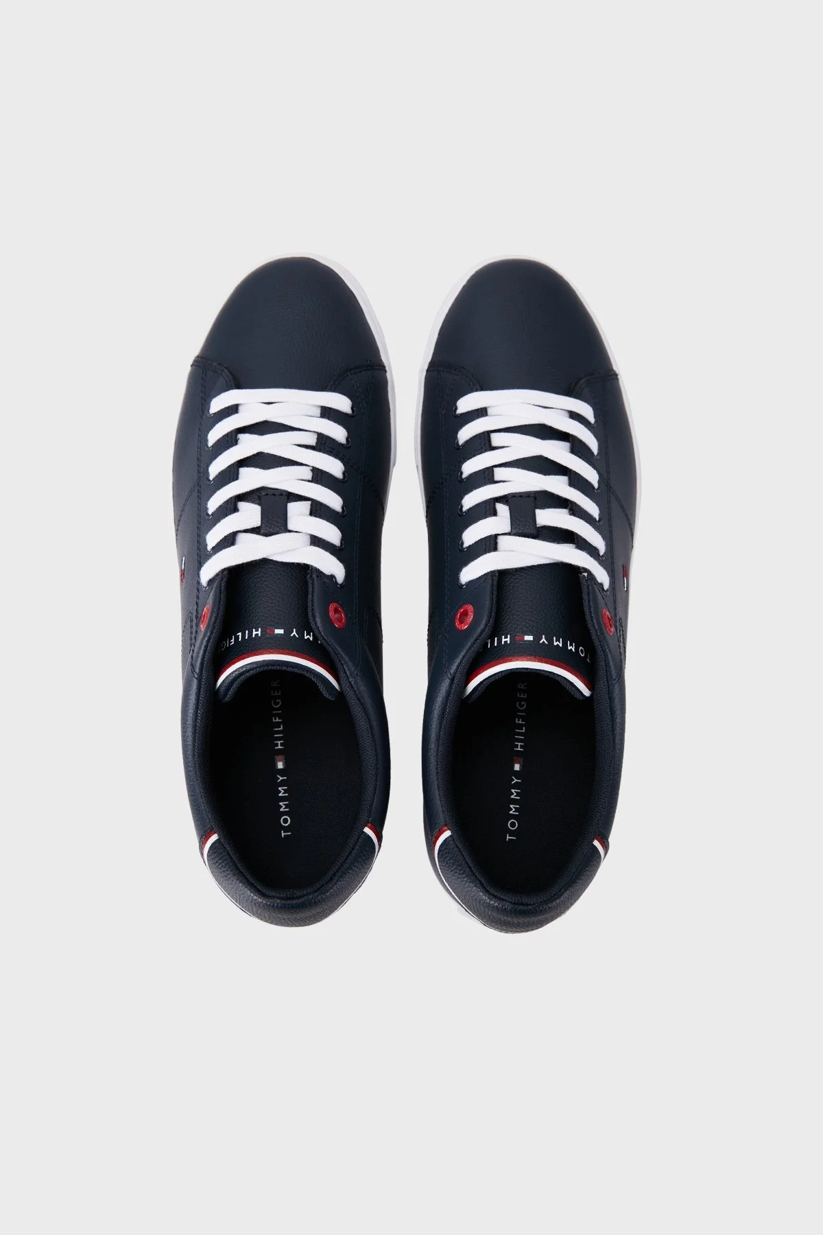 Tommy Hilfiger Deri Sneaker Erkek Ayakkabı FM0FM03739 DW5 LACİVERT - 5
