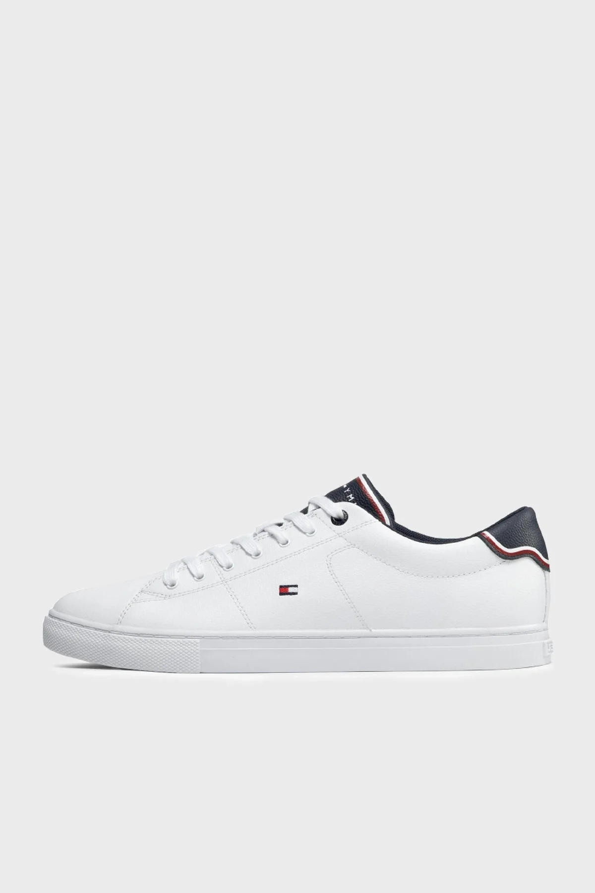 Tommy Hilfiger Deri Sneaker Erkek Ayakkabı FM0FM03739 YBR BEYAZ - 2