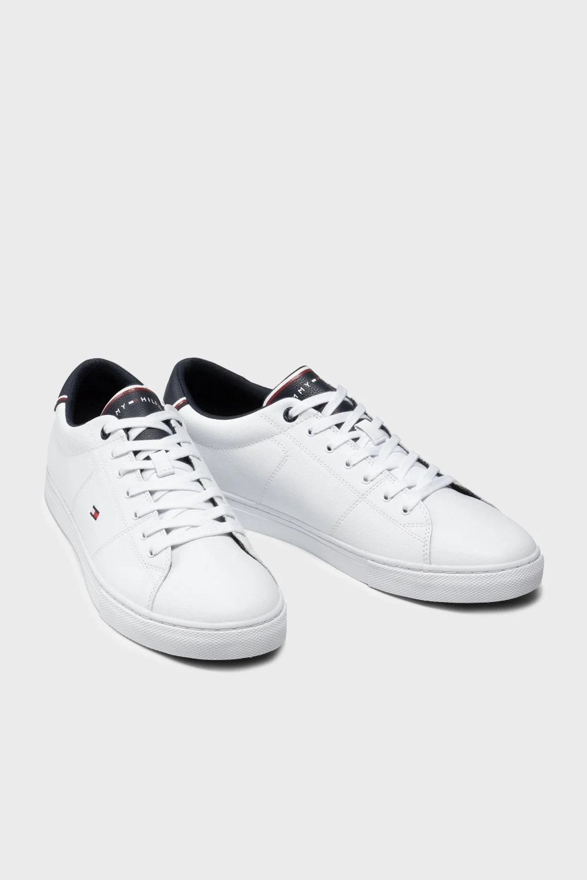 Tommy Hilfiger Deri Sneaker Erkek Ayakkabı FM0FM03739 YBR BEYAZ - 3