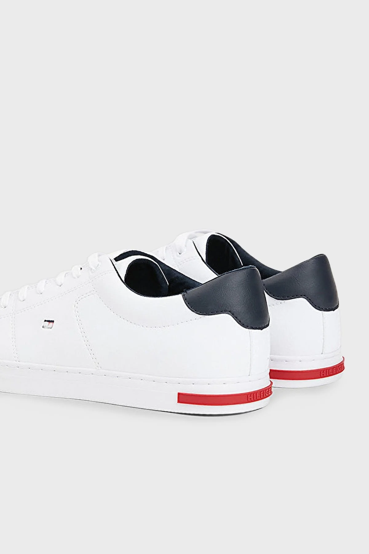 Tommy Hilfiger Deri Sneaker Erkek Ayakkabı FM0FM04047 YBR BEYAZ - 4