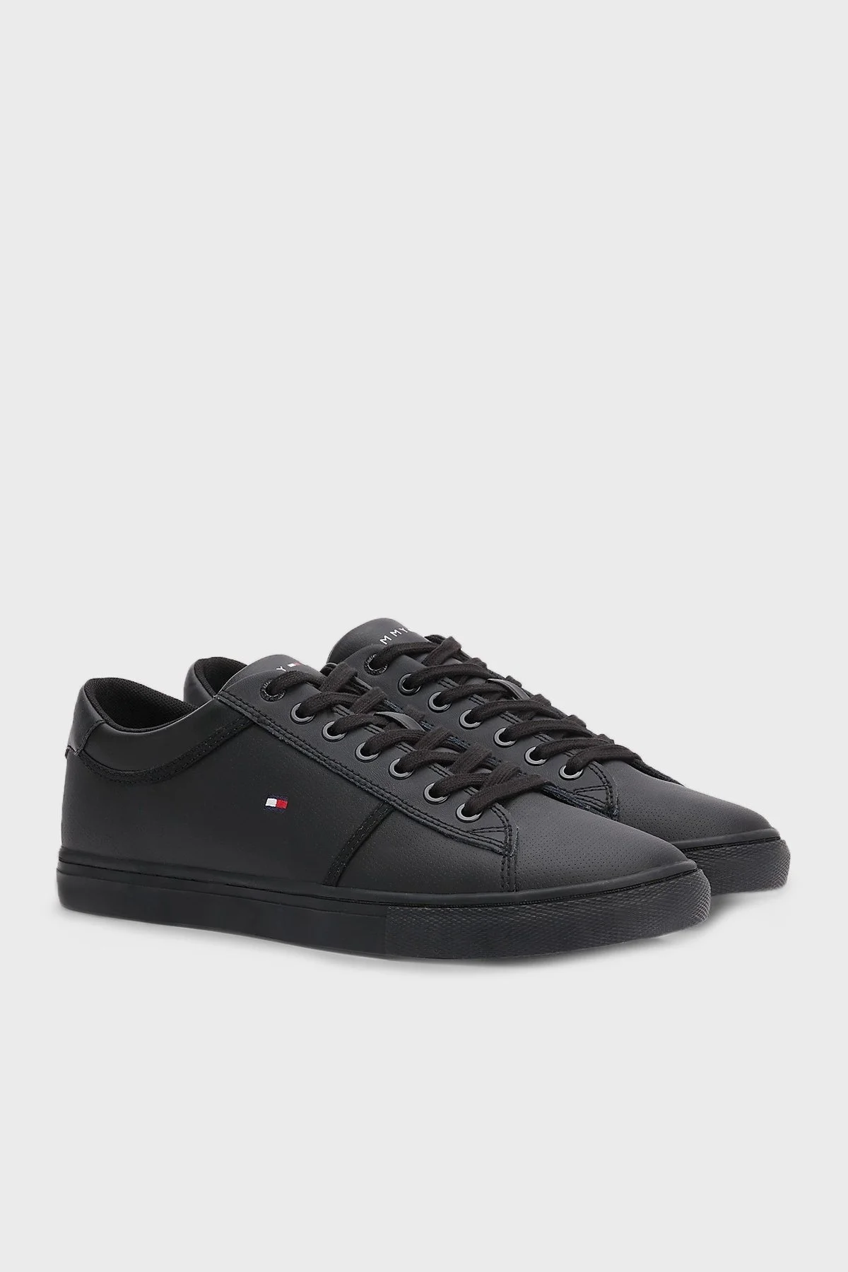 Tommy Hilfiger Deri Sneaker Erkek Ayakkabı FM0FM04166 BDS SİYAH - 2