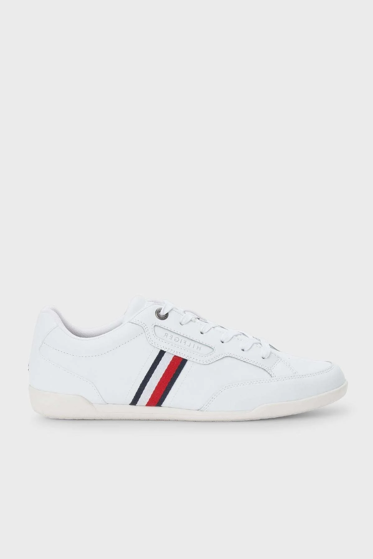 Tommy Hilfiger Deri Sneaker Erkek Ayakkabı FM0FM04277 YBR BEYAZ - 1